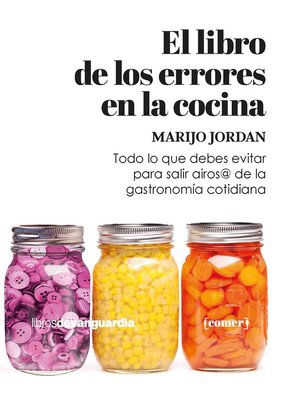 cover image of El libro de los errores en la cocina